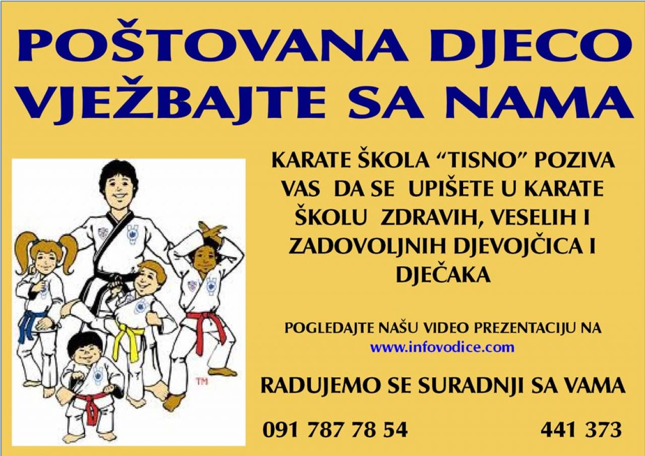 Upis u Karate školu Tisno