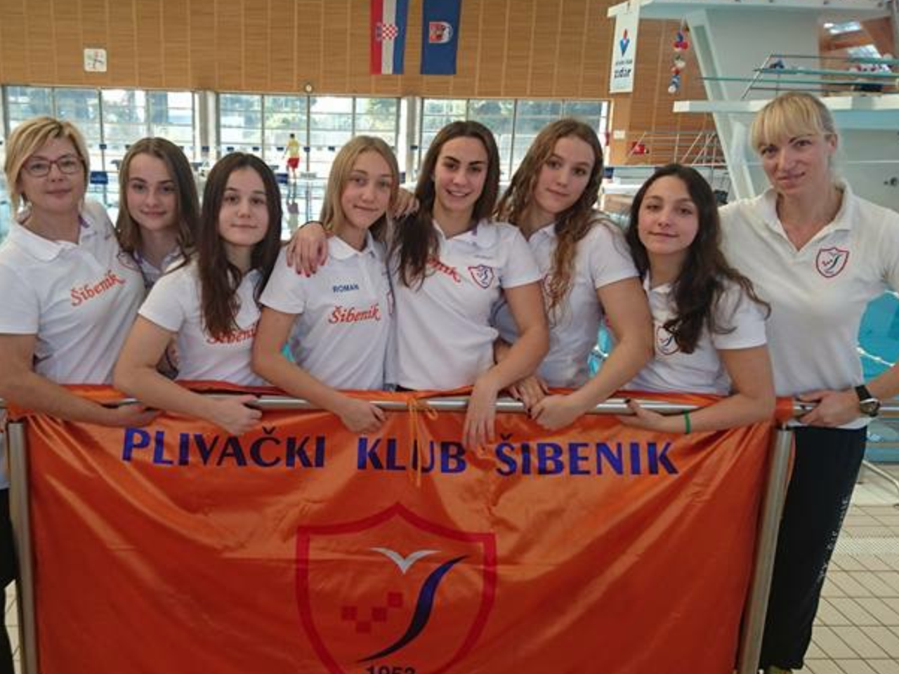 Marta Leković sa plivačkim klubom Š ibenik na 5. na ekipnom prvenstvu Hrvatske 