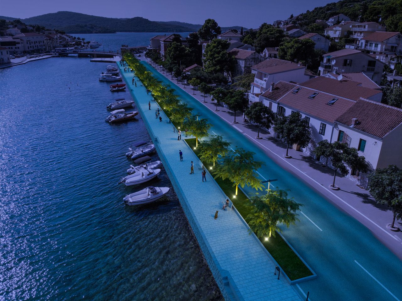 Uređenje obale Istočna Gomilica Tisno 