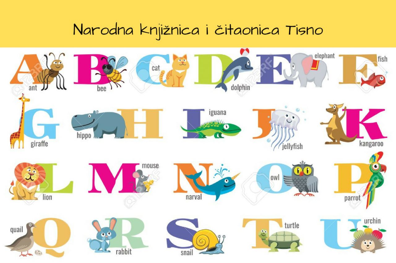 Engleski za predškolce srijedom u Narodnoj knjižnici i čitaonici Tisno 