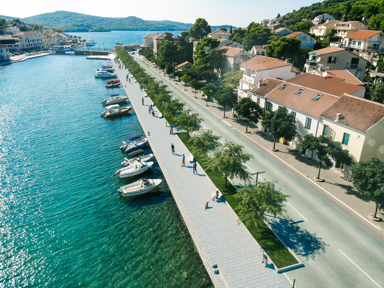 Uređenje obale Istočna Gomilica Tisno - Održano javno otvaranje ponuda  
