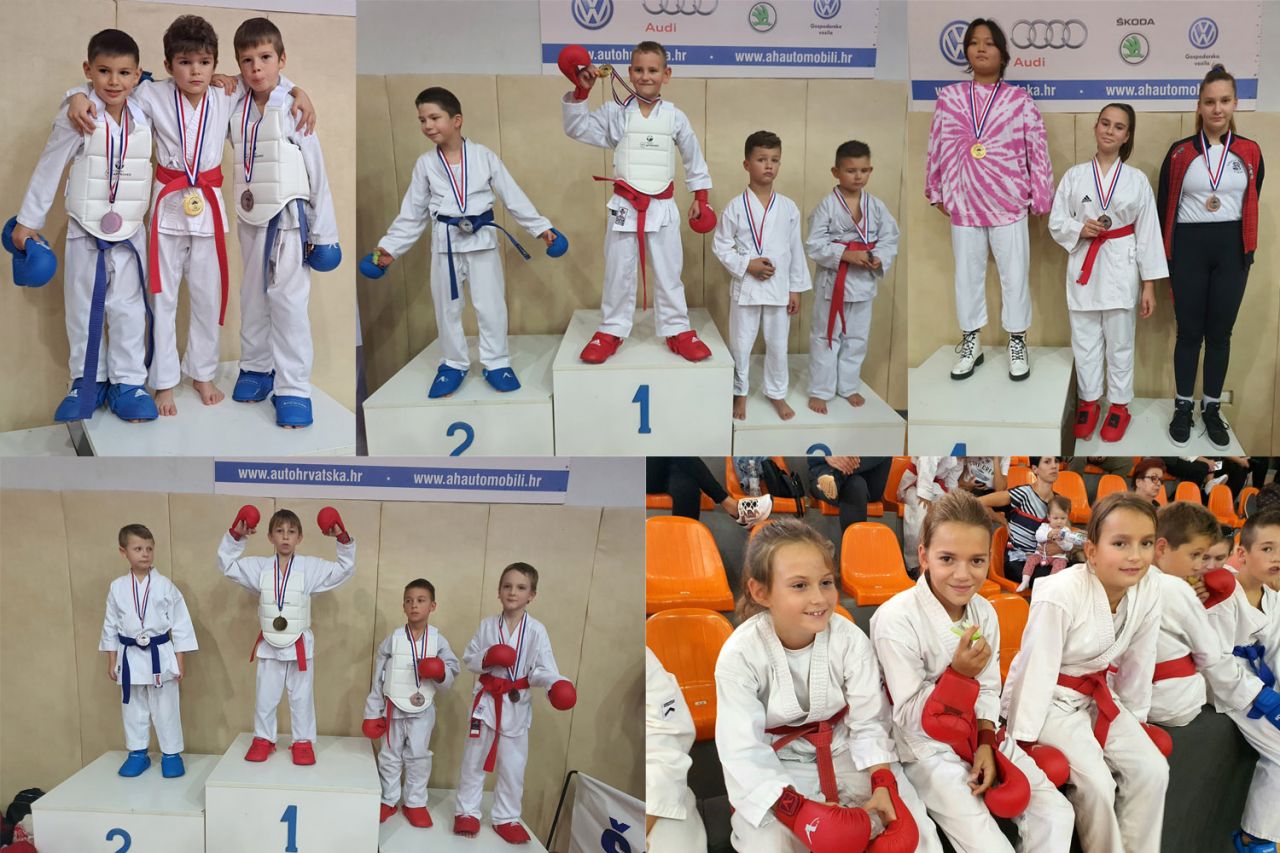 12 medalja i pet prvaka - Karate škola Tisno 