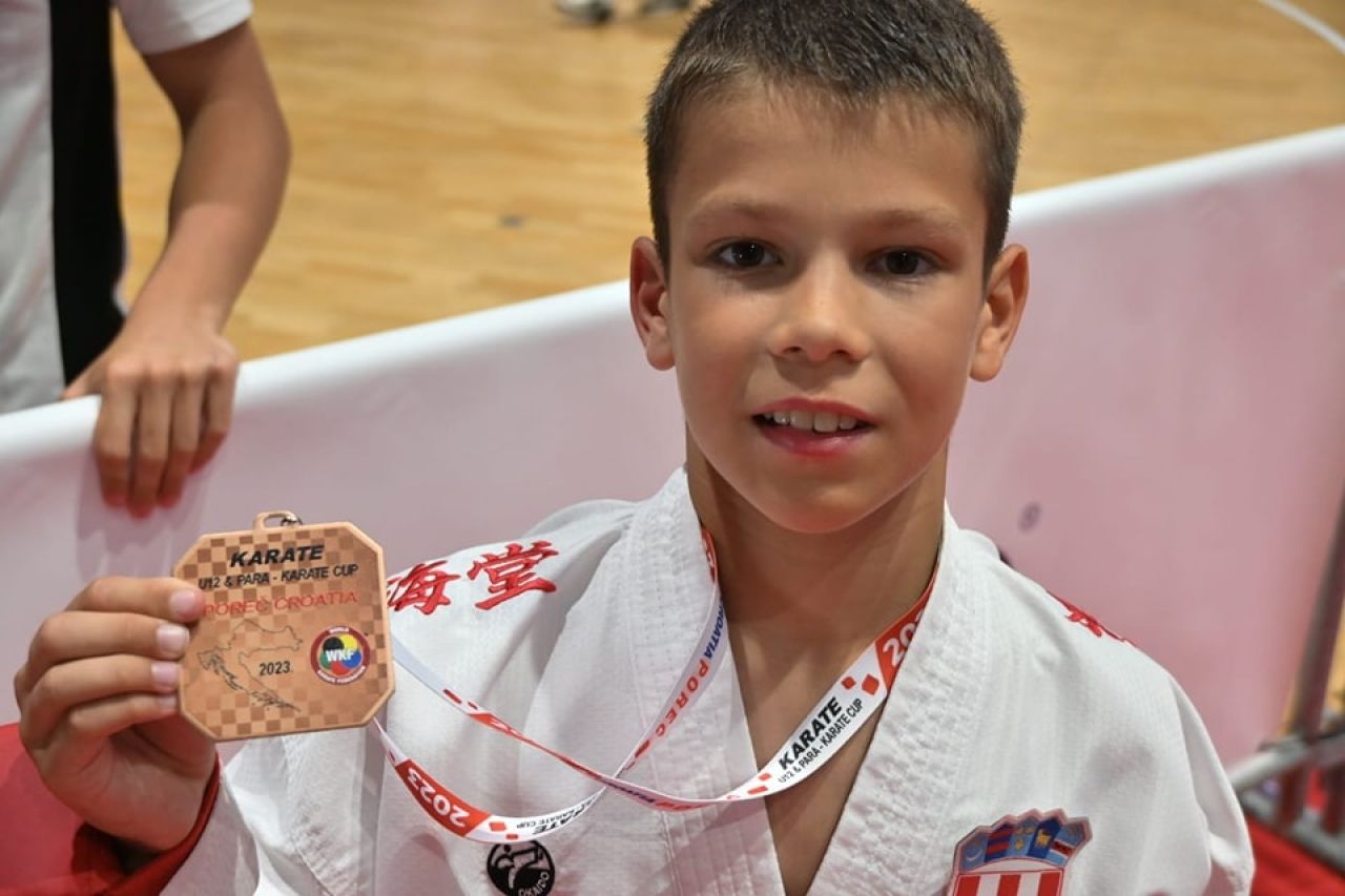 NOAH KRIŽANOVIĆ MIMICA BRONČANI NA SVJETSKOM U12 KARATE KUPU 