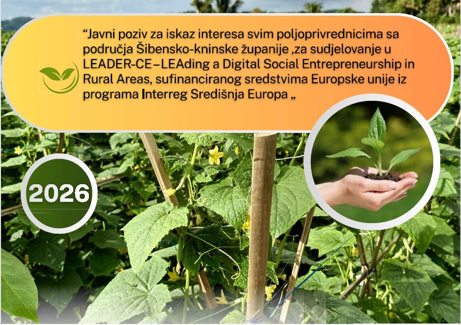 Javni poziv za iskaz interesa svim poljoprivrednicima sa područja Šibensko-kninske županije